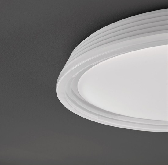 Fischer & Honsel Dua LED Deckenlampe 52cm 32W warmweiss dimmbar weiß 20808