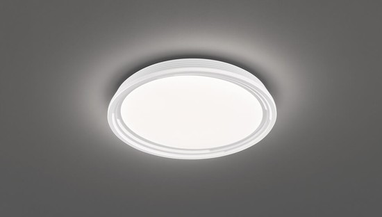 Fischer & Honsel Dua LED Deckenlampe 52cm 32W warmweiss dimmbar weiß 20808