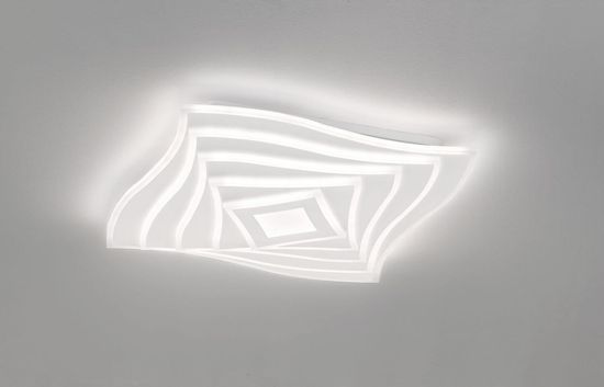 Fischer & Honsel Hero LED Deckenleuchte 50W Tunable white steuerbar dimmbar Acryl weiß + Fernbedienung 21230