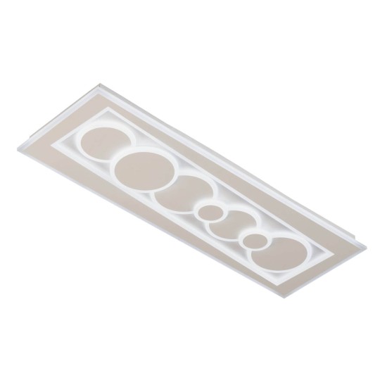 Fischer & Honsel Ratio LED Wandleuchte 41,3W Tunable white steuerbar dimmbar Acryl weiß + Fernbedienung 21413