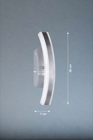 Fischer & Honsel Stiff TW LED Wandleuchte 10,8W Tunable white steuerbar dimmbar aluminium 30034