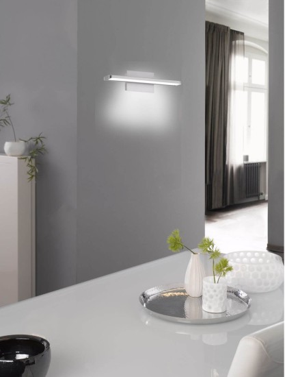Fischer & Honsel Pare TW LED Wandleuchte 13,7W Tunable white steuerbar dimmbar Acrylglas nickel 30054