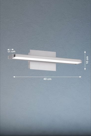 Fischer & Honsel Pare TW LED Wandleuchte 13,7W Tunable white steuerbar dimmbar Acrylglas nickel 30054