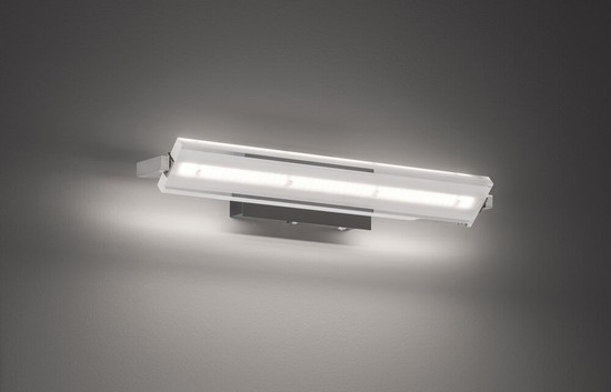 Fischer & Honsel Paros TW LED Wandbeleuchtung 35cm 8W Tunable white steuerbar dimmbar sandschwarz 30282