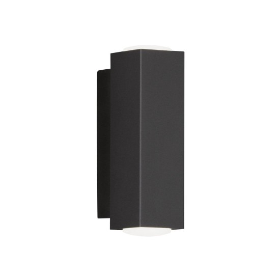 Fischer & Honsel Carlo LED Wandleuchte 2-fach 7W warmweiss Acryl schwarz 30383