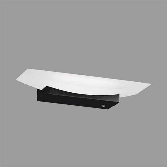 Fischer & Honsel Bowl TW LED Wandleuchte 8,3W Tunable white steuerbar dimmbar Acrylglas sandschwarz 30418