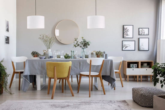 Fischer & Honsel Vigo Pendelleuchte E27 Stoffschirm weiß Leinen sandschwarz 60805