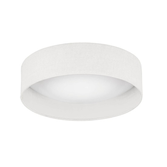 FHL Linus LED Deckenlampe Leinen 40cm 20W dimmbar weiß 821300