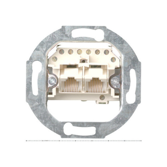 Gira 018700 UAE/IAE-Anschlussdose 2 x 8-polig Schraubklemmen Einsatz