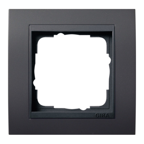 Gira 021108 Abdeckrahmen 1-fach Zwischenrahmen AN Gira Event Anthrazit