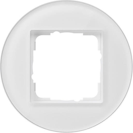 Gira 0211130 Abdeckrahmen 1-fach Gira Studio G Weiß