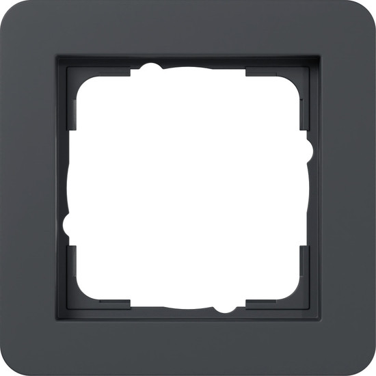 Gira 0211152 Abdeckrahmen 1-fach Gira E1 Anthrazit