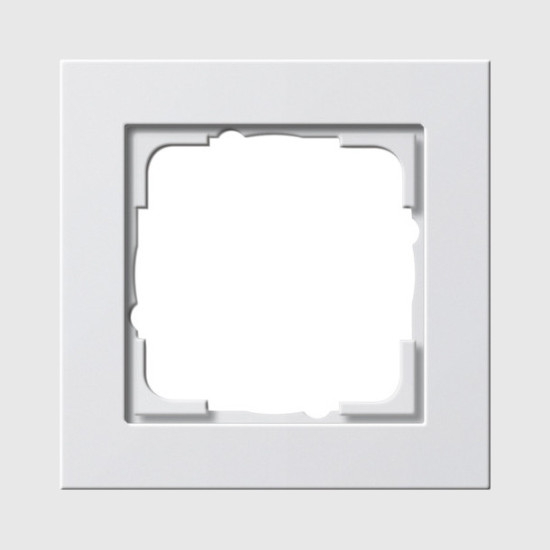 Gira 021122 Abdeckrahmen 1-fach Gira E2 Reinweiß m