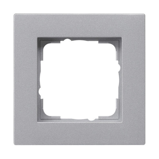 Gira 0211255 Abdeckrahmen 1-fach flach Gira E2 F Alu