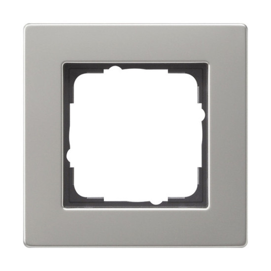 Gira 0211335 Abdeckrahmen 1-fach flach Gira E2 Edelstahl