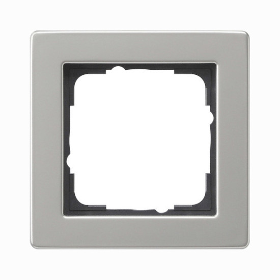Gira 021133 Abdeckrahmen 1-fach Gira E2 Edelstahl
