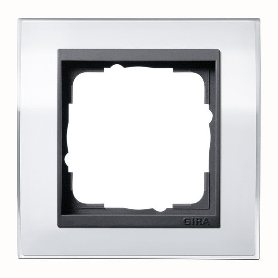 Gira 0211728 Abdeckrahmen 1-fach Zwischenrahmen AN Gira Event Klar Weiß
