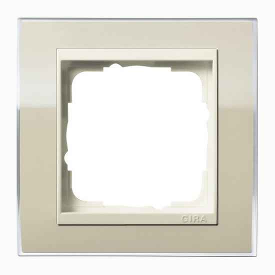 Gira 0211771 Abdeckrahmen 1-fach Zwischenrahmen CW Gira Event Klar Sand