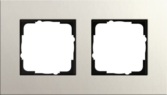 Gira 0212220 Abdeckrahmen 2-fach Gira Esprit Lin.Mpx.Hellgrau