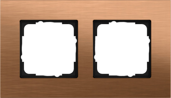 Gira 021238 Abdeckrahmen 2-fach Gira Esprit Bronze