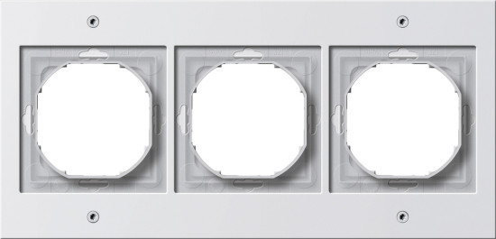 Gira 021366 Abdeckrahmen 3-fach Gira TX_44 (WG UP) Reinweiß
