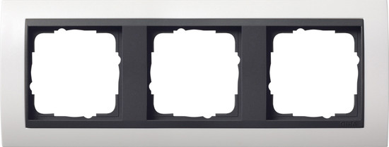 Gira 0213808 Abdeckrahmen 3-fach Zwischenrahmen AN Gira Event Reinweiß