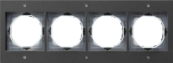 Gira 021467 Abdeckrahmen 4-fach Gira TX_44 (WG UP) Anthrazit