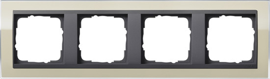 Gira 0214778 Abdeckrahmen 4-fach Zwischenrahmen AN Gira Event Klar Sand