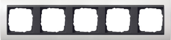 Gira 021507 Abdeckrahmen 5-fach Zwischenrahmen AN Gira Event Reinweiß m