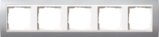 Gira 0215326 Abdeckrahmen 5-fach Zwischenrahmen RW Gira Event F Alu