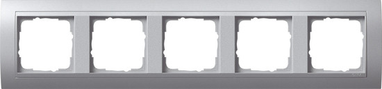 Gira 021536 Abdeckrahmen 5-fach Zwischenrahmen F Alu Gira Event F Alu