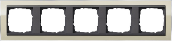 Gira 0215778 Abdeckrahmen 5-fach Zwischenrahmen AN Gira Event Klar Sand