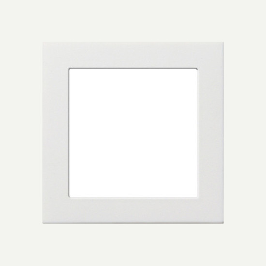 Gira 0282112 Adapterrahmen quadratisch 50 x 50 mm Flächenschalter Reinweiß