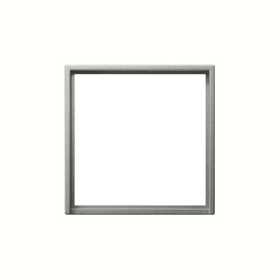 Gira 0282600 Adapterrahmen quadratisch 50 x 50 mm System 55 Edelstahl(lack.)