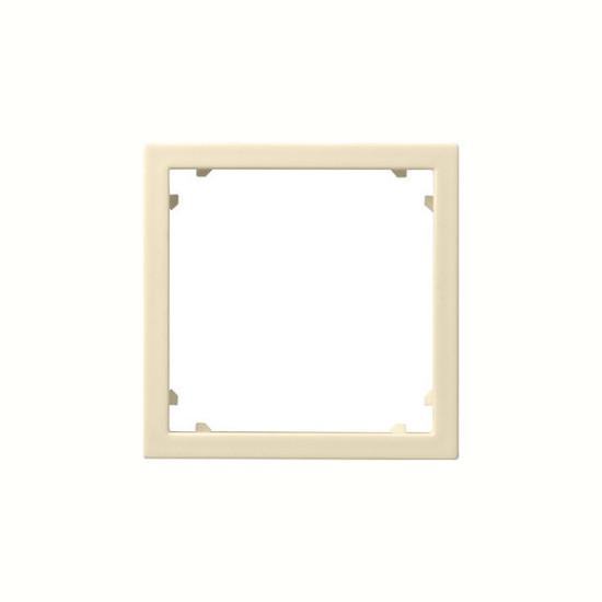 Gira 028301 Adapterrahmen quadratisch 45 x 45 mm System 55 Cremeweiß