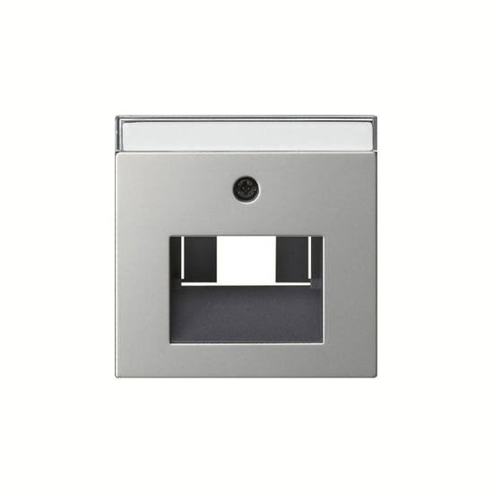 Gira 0284600 Abdeckung Beschriftungsfeld UAE/IAE + Netzwerk System 55 Edelstahl