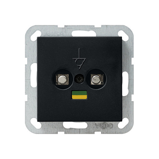 Gira 0405005 Potenzialausgleich-Dose 2-fach System 55 Schwarz m