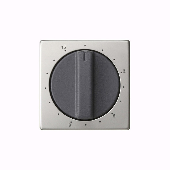 Gira 0640600 Abdeckung Knebel Zeitschalter 15 min System 55 Edelstahl
