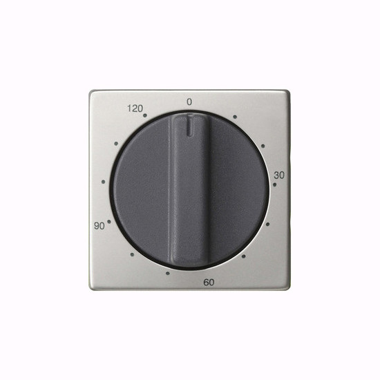 Gira 0642600 Abdeckung Knebel Zeitschalter 120 min System 55 Edelstahl