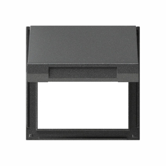 Gira 065467 Adapterrahmen Klappdeckel Gira TX_44 (WG UP) Anthrazit