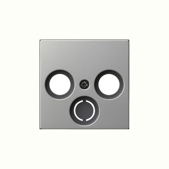 Gira 0869600 Abdeckung Koaxial-Antennensteckdose System 55 Edelstahl