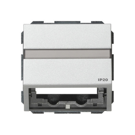 Gira 087065 Datenhaube Tragring + Beschriftungsfeld Gira TX_44 F Alu