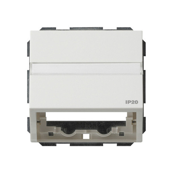 Gira 087066 Datenhaube Tragring + Beschriftungsfeld Gira TX_44 Reinweiß