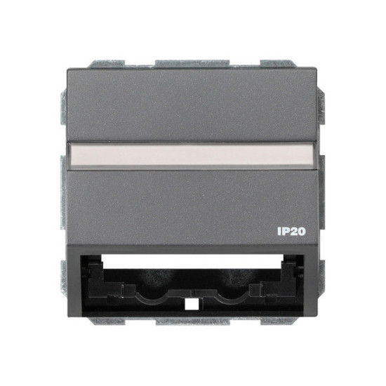 Gira 087067 Datenhaube Tragring + Beschriftungsfeld Gira TX_44 Anthrazit