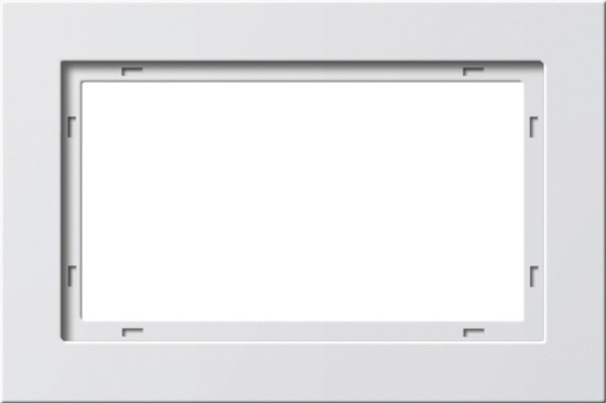 Gira 100122 Abdeckrahmen 1,5-fach Gira E2 Reinweiß m