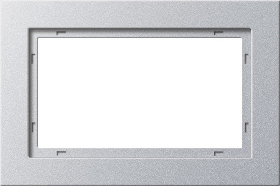 Gira 100125 Abdeckrahmen 1,5-fach Gira E2 F Alu