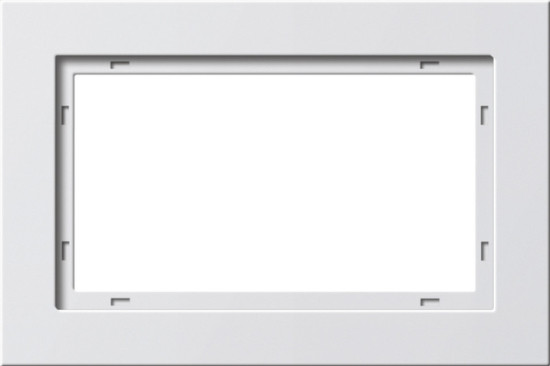 Gira 100129 Abdeckrahmen 1,5-fach Gira E2 Reinweiß