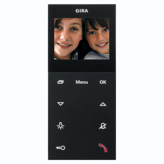 Gira 1239005 Wohnungsstation Video AP Plus System 55 Schwarz m
