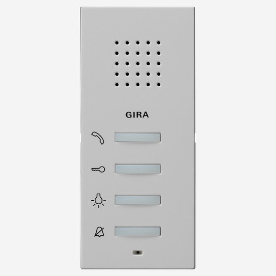 Gira 1250015 Wohnungsstation AP System 55 Grau m