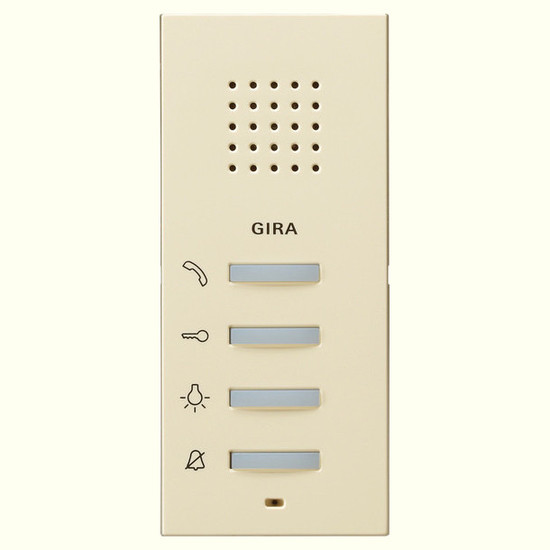 Gira 125001 Wohnungsstation AP System 55 Cremeweiß
